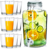 Dispenser with Tap with Glasses 8 l / 200 ml 13 pcs