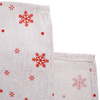 Tablecloth Stain-Resistant Snowflakes 180x130 cm